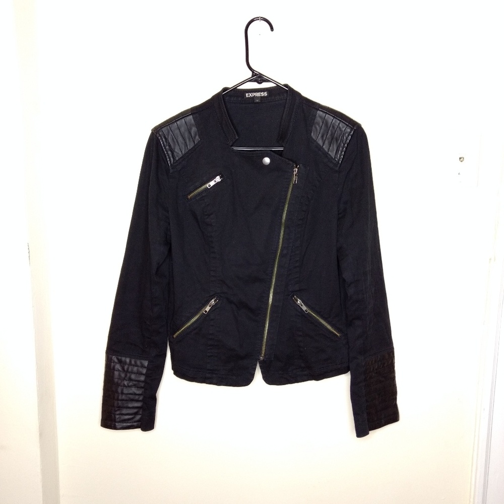 Black Express Moto jacket